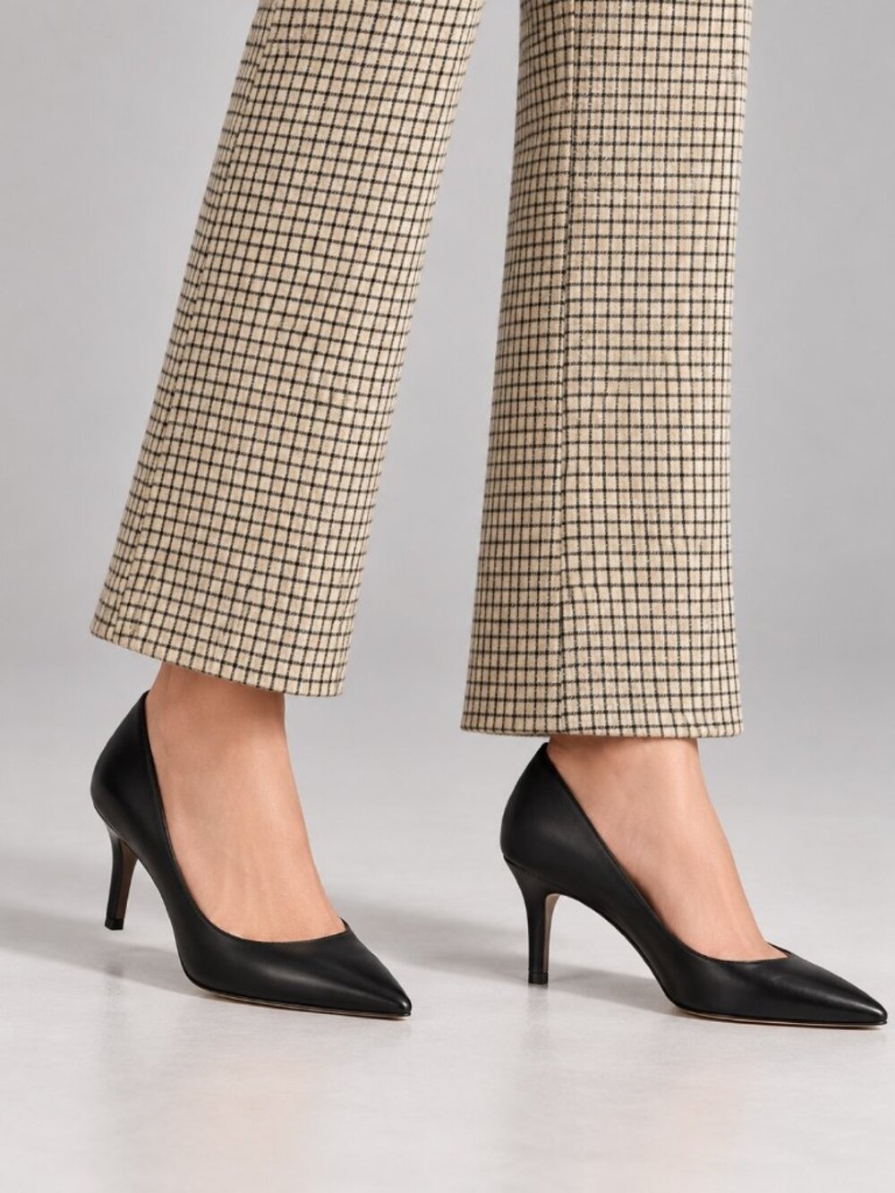 Linea Paolo Paris-L Pointed-Toe Pump — Black, Size 8